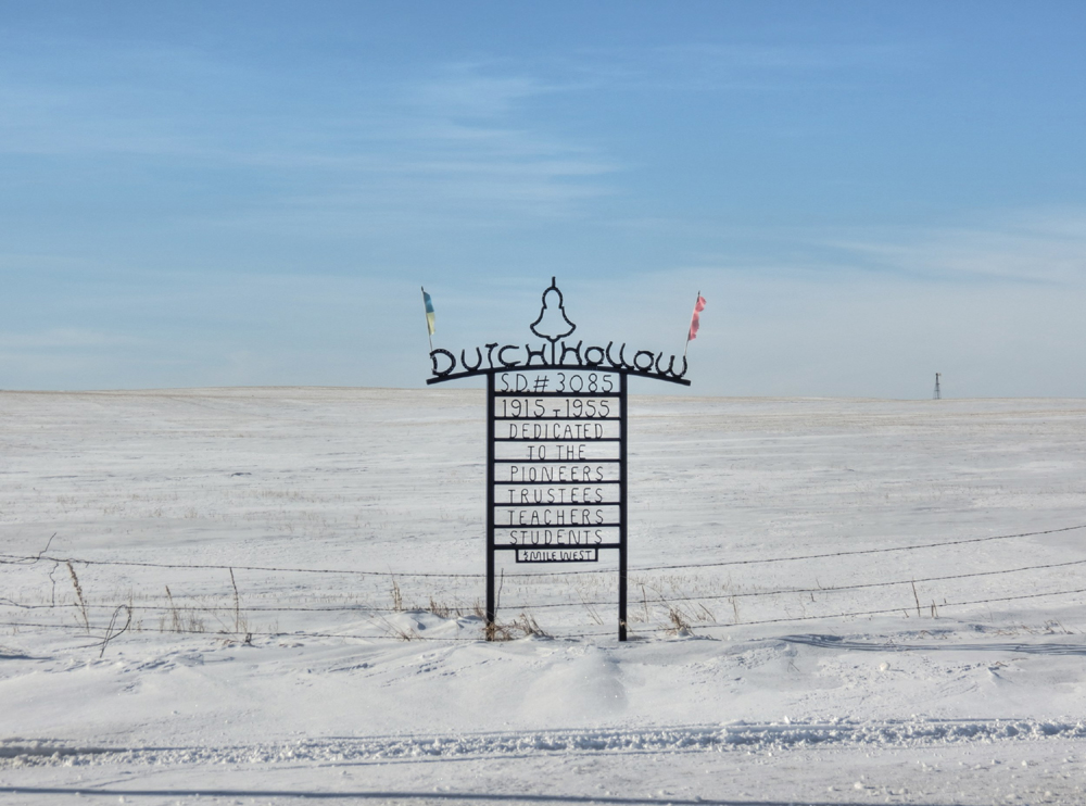 Dutch Hollow School District 3085, 1915-1955, Southwest Section 25 Township 4 Range 28 West of the 2nd Meridian, 7km south of Willow Bunch on Highway 36,  - Saskatchewan Gen Web - One room School Project